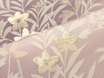 平和屋着物■訪問着　刺繍　草花文　暈し染め　正絹　逸品　未使用　CABJ6995oy