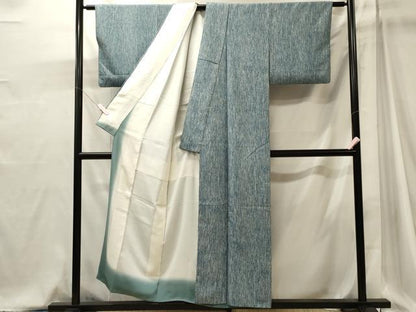 平和屋着物■上質な小紋　縞　正絹　逸品　CABJ6996oy