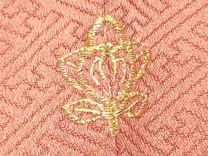 平和屋着物■十日町友禅作家物　龍谷　色留袖　渡り橋花松文　暈し染め　金銀彩　正絹　逸品　CABJ7007oy