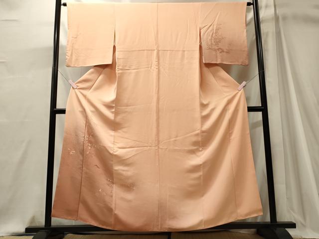 平和屋着物■訪問着　刺繍　草花文　正絹　逸品　CABJ7028oy