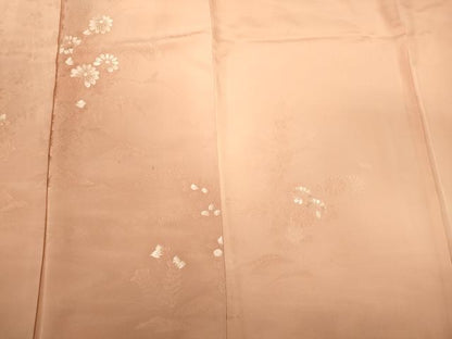平和屋着物■訪問着　刺繍　草花文　正絹　逸品　CABJ7028oy