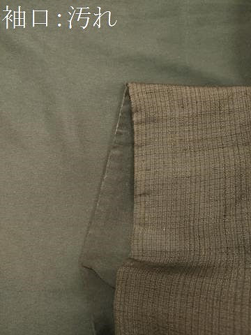 平和屋着物■男性　紬　縞　正絹　逸品　CABJ7029oy