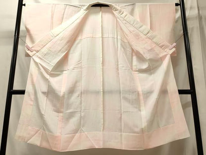 平和屋着物■長襦袢　無双仕立て　舞花地紋　暈し染め　正絹　逸品　未使用　CABJ7033oy