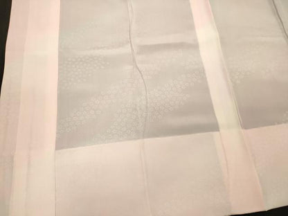 平和屋着物■長襦袢　無双仕立て　舞花地紋　暈し染め　正絹　逸品　未使用　CABJ7033oy