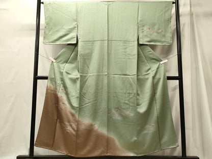 平和屋着物■訪問着　刺繍　宝尽し　暈し染め　金彩　正絹　逸品　未使用　CABJ7040oy