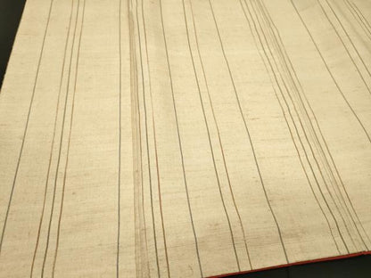 平和屋着物■上質な紬　間道　正絹　逸品　CABJ7043oy