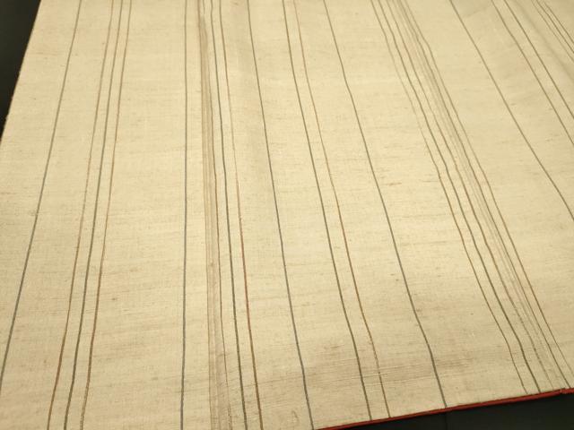 平和屋着物■上質な紬　間道　正絹　逸品　CABJ7043oy