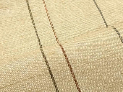 平和屋着物■上質な紬　間道　正絹　逸品　CABJ7043oy
