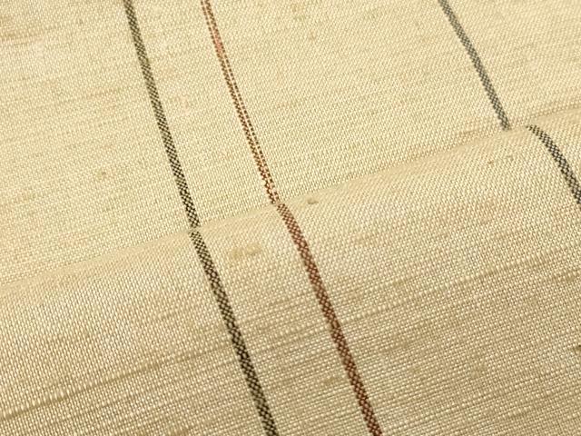 平和屋着物■上質な紬　間道　正絹　逸品　CABJ7043oy