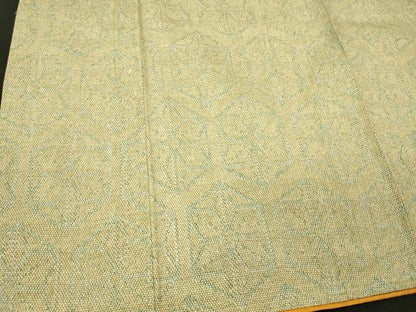 平和屋着物■上質な紬　亀甲花文　正絹　逸品　未使用　CABJ7046oy