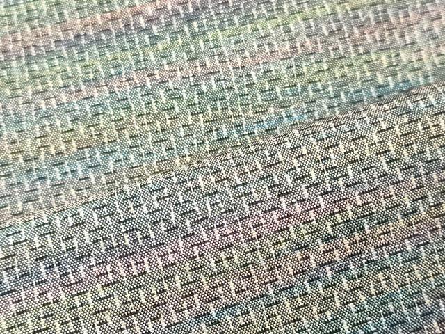 平和屋着物■上質な紬　霞文　正絹　逸品　CABJ7049oy
