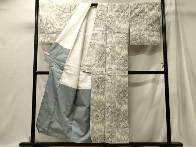 平和屋着物■上質な紬　樹林文　正絹　逸品　未使用　CABJ7055oy