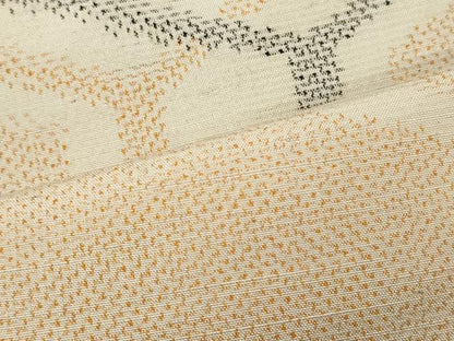 平和屋着物■上質な紬　亀甲文　正絹　逸品　CABJ7070oy