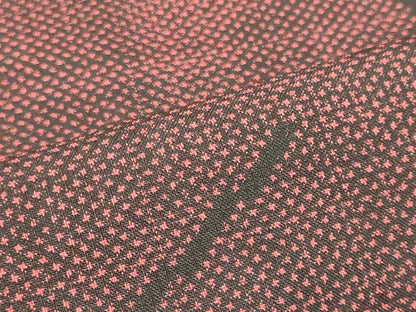 平和屋着物■上質な紬　亀甲重ね　正絹　逸品　CABJ7074oy