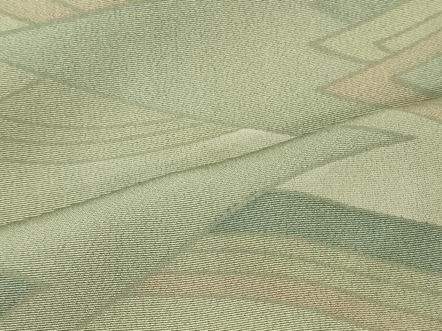 平和屋着物■上質な小紋　幾何学文　正絹　逸品　CABJ7080oy