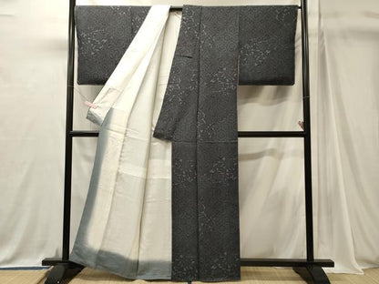 平和屋着物■上質な小紋　更紗花唐草文　正絹　逸品　未使用　CABJ7090oy
