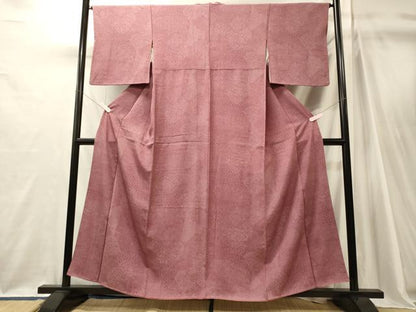 平和屋着物■江戸小紋　木下正夫作　舞花吉祥文　正絹　逸品　CABJ7129oy