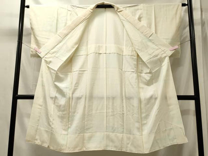 平和屋着物■長襦袢　無双仕立て　霞文　暈し染め　正絹　逸品　未使用　CABJ7141oy