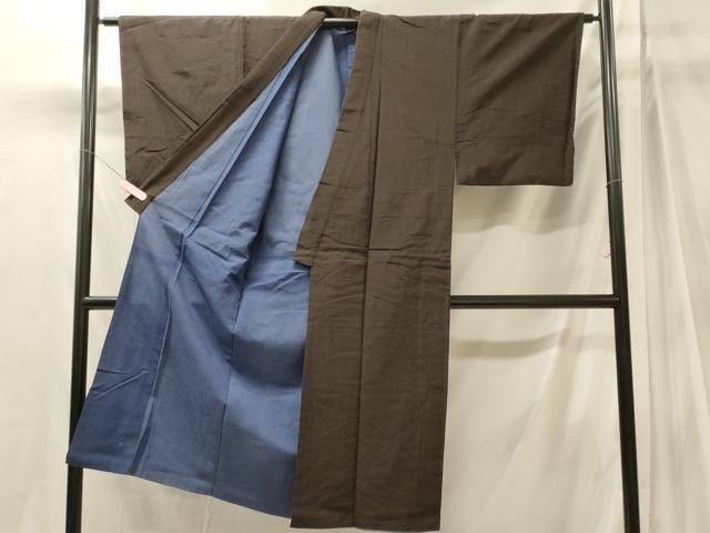 平和屋着物■男性　紬　縞　正絹　逸品　CABJ7144oy