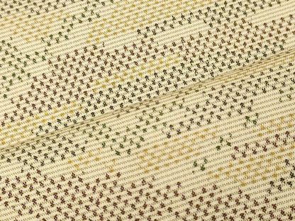平和屋着物■上質な紬　抽象文　正絹　逸品　CABJ7153oy