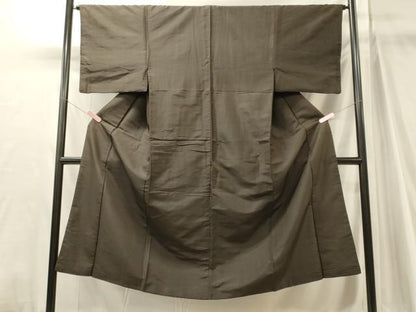 平和屋着物■男性　紬　縞　正絹　逸品　CABJ7157oy