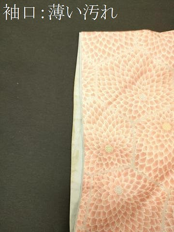 平和屋着物■上質な小紋　亀甲菊文　正絹　逸品　CABJ7160oy