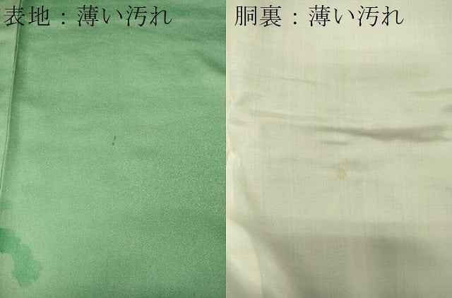 平和屋着物■訪問着　駒刺繍　舞花文　暈し染め　金彩　正絹　逸品　CABJ7163oy