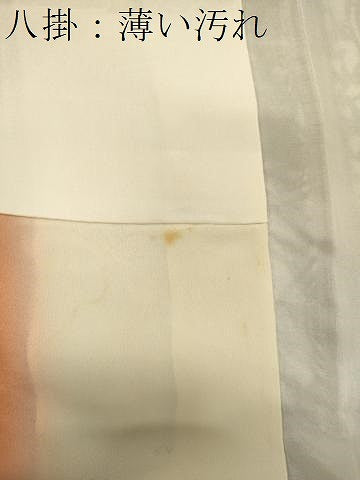 平和屋着物■上質な小紋　型染め　幾何学舞花文　暈し染め　鬼しぼ縮緬　正絹　逸品　未使用　CABJ7164oy