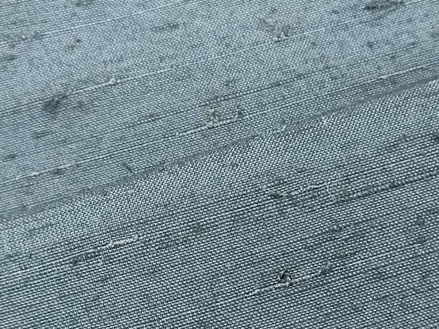 平和屋着物■男性　紬　青藍色　正絹　逸品　CABJ7173oy