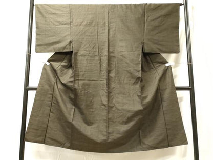 平和屋着物■男性　紬　80亀甲　総詰め　正絹　逸品　CABJ7177oy