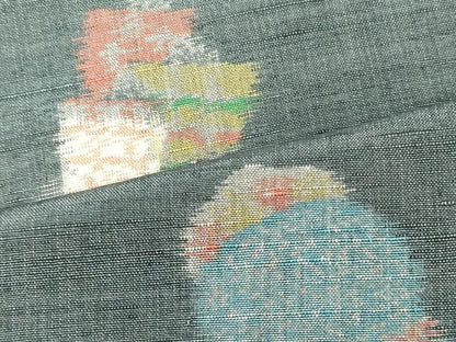 平和屋着物■上質な紬　吉祥文　正絹　逸品　CABJ7181oy