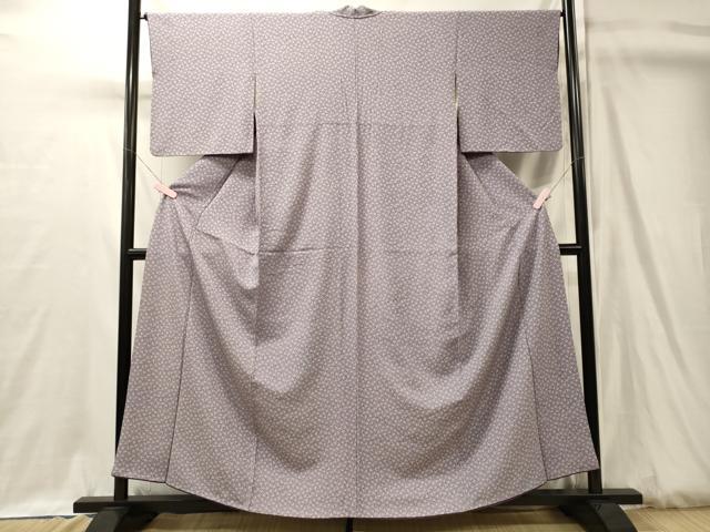 平和屋着物■上質な小紋　草花文　正絹　逸品　CABJ7183oy