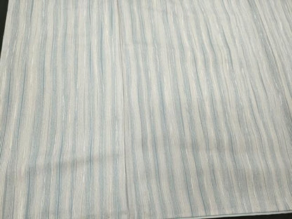 平和屋着物■上質な小紋　よろけ縞　正絹　逸品　未使用　CABJ7198oy