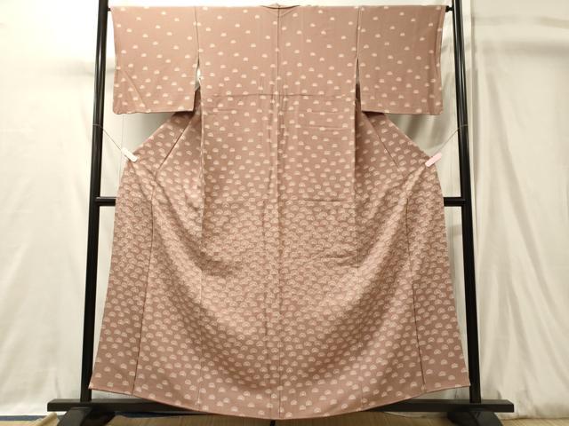 平和屋着物■訪問着　笠松文　正絹　逸品　CABJ7200oy