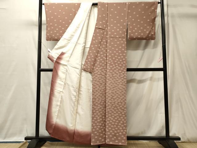 平和屋着物■訪問着　笠松文　正絹　逸品　CABJ7200oy