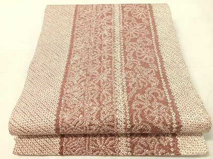 平和屋着物●九寸名古屋帯　総絞り　花間道　正絹　逸品　CABJ7204vp