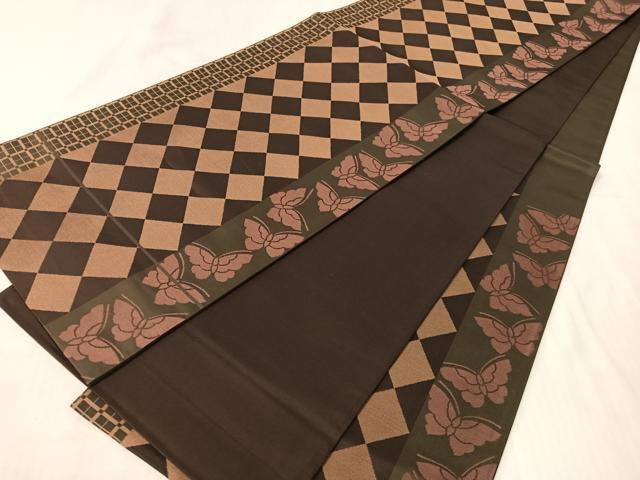 平和屋着物●六通柄袋帯　庵和句浪漫　正絹　逸品　CABJ7228vp