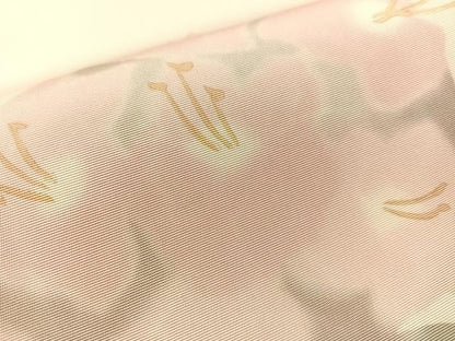 平和屋着物●高久空木の娘　高久尚子　ろうけつ染　塩瀬　九寸名古屋帯　枝花文　正絹　逸品　CABJ7248vp