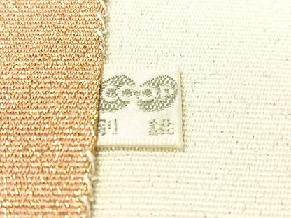 平和屋着物●爪掻き本綴れ　八寸名古屋帯　霞文　金銀糸　正絹　逸品　CABJ7249vp