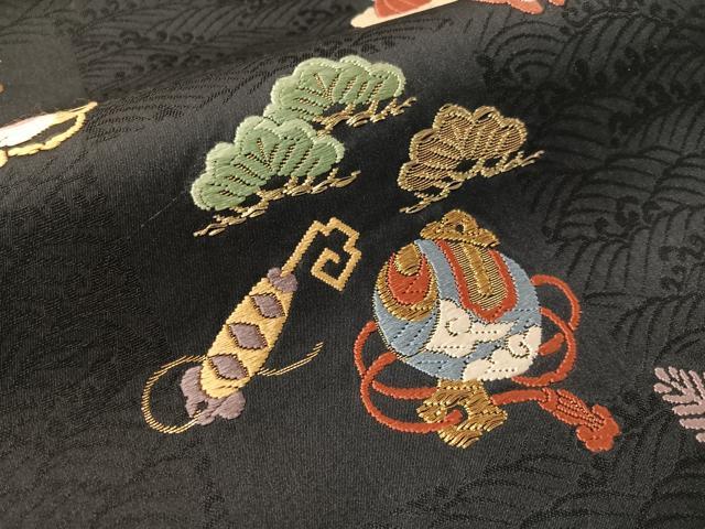 平和屋着物●九寸名古屋帯　唐織　宝尽くし　金糸　正絹　逸品　CABJ7260vp
