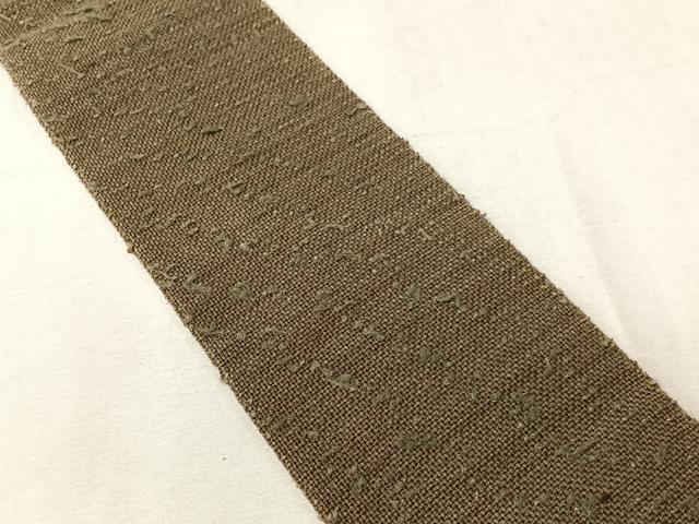 平和屋着物●男性　角帯　ひげ紬　霞文　正絹　逸品　CABJ7275vp