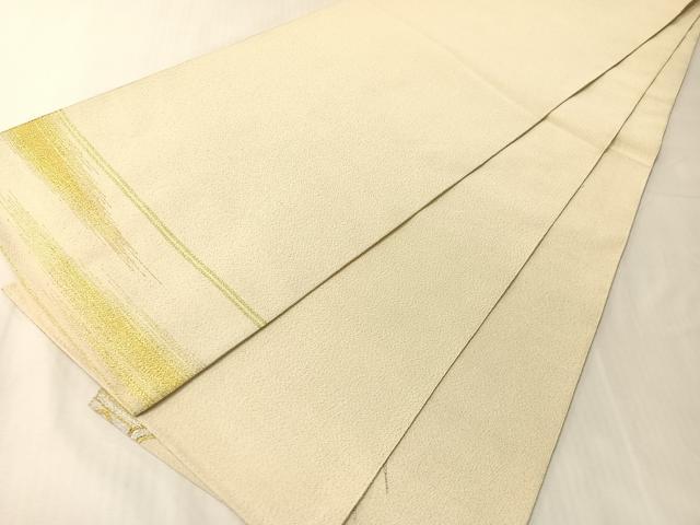 平和屋着物●爪掻き本綴れ　太鼓柄袋帯　片輪車鳳凰花文　金銀糸　正絹　逸品　CABJ7287vp