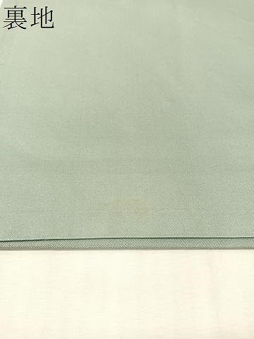 平和屋着物●六通柄袋帯　唐織　能衣唐草文　金糸　正絹　逸品　CABJ7297vp