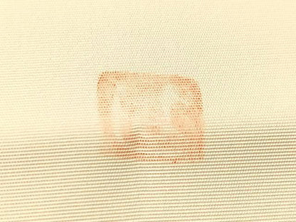 平和屋着物●塩瀬　九寸名古屋帯　作家物　手描き　笹竹文　正絹　逸品　CABJ7310vp