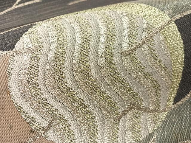 平和屋着物●西陣 京藝謹製 六通柄袋帯 北村進 創作画集 京名所・追憶のこみち 金銀糸 引箔 健勝苑扱い 品質証明書・反端付 逸品CABJ7335vp