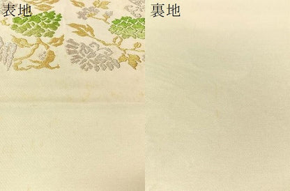 平和屋着物●六通柄　本袋帯　万歴錦　金銀糸　正絹　逸品　CABJ7390vp