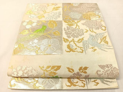 平和屋着物●六通柄　本袋帯　万歴錦　金銀糸　正絹　逸品　CABJ7390vp