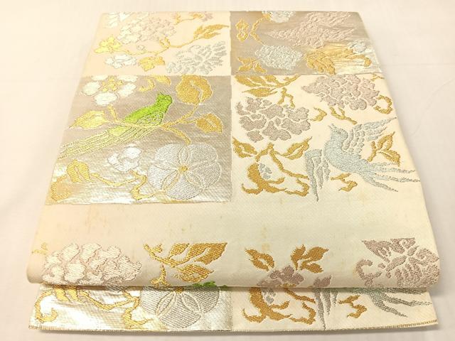 平和屋着物●六通柄　本袋帯　万歴錦　金銀糸　正絹　逸品　CABJ7390vp