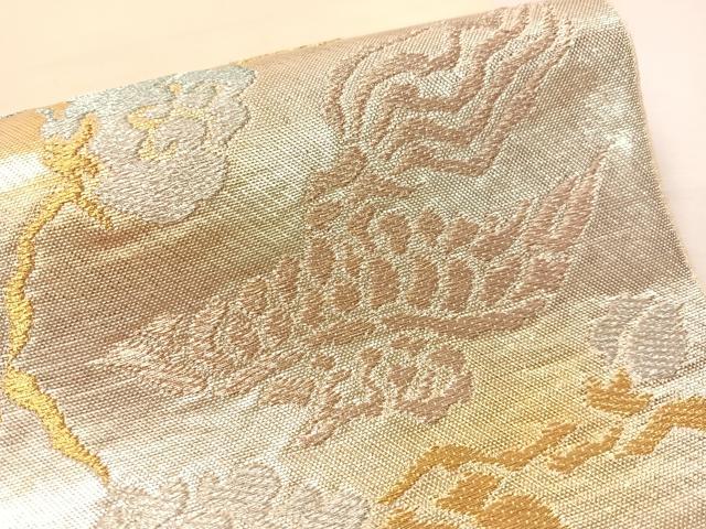 平和屋着物●六通柄　本袋帯　万歴錦　金銀糸　正絹　逸品　CABJ7390vp