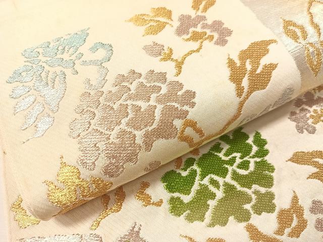平和屋着物●六通柄　本袋帯　万歴錦　金銀糸　正絹　逸品　CABJ7390vp